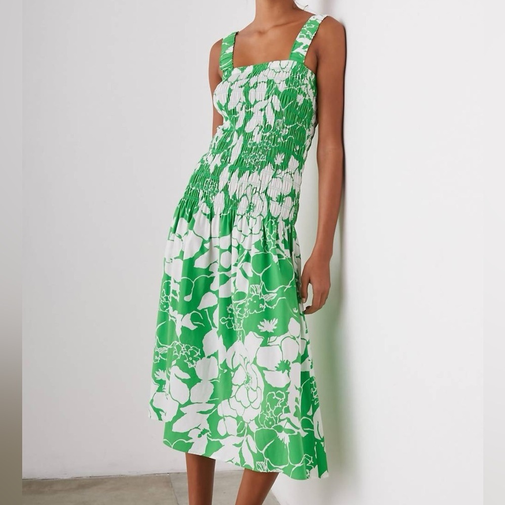 Rails Seville Dress In Green Lotus